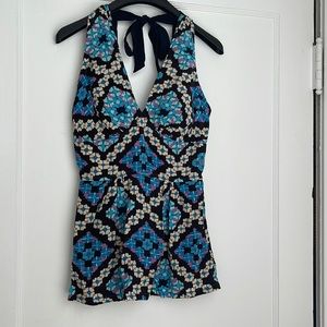 BEAUTIFUL PLENTY BY TRACY REESE SZ 0 SILK TOP